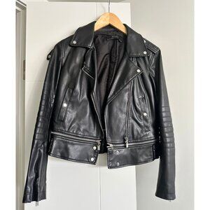 H&M Faux Leather Biker Jacket